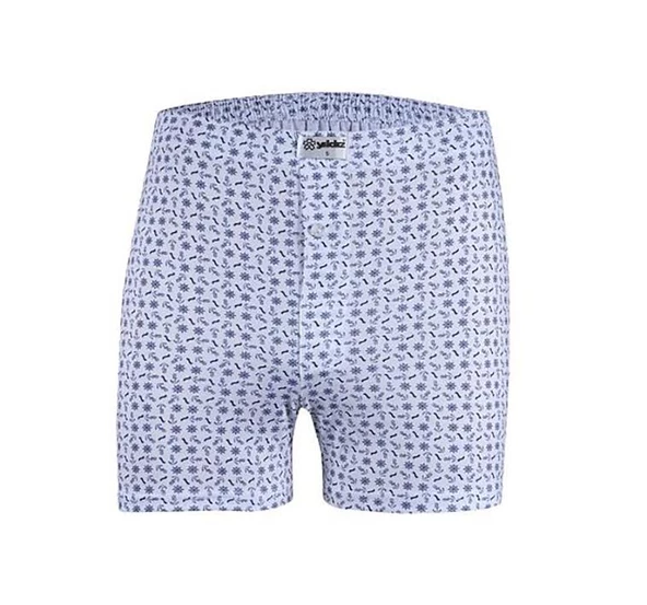 5 Adet Yıldız Erkek Desenli Empirme Boxer Short 35 - 4