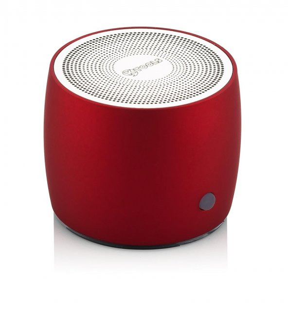 Ktools SoundTube Wireless Bluetooth Kablosuz Hoparlör Kırmızı Renk