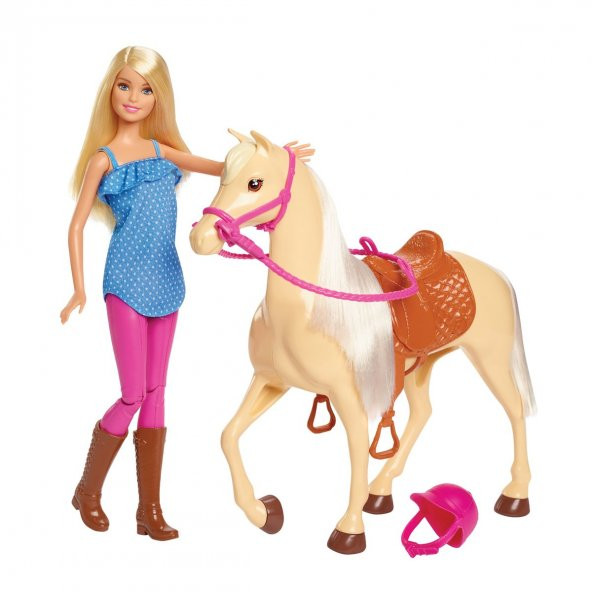 FXH13 Barbie ve Güzel Atı Oyun Seti - 2