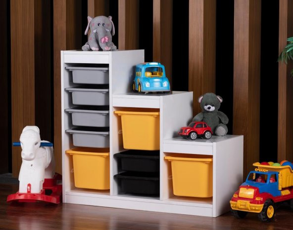 Montessori Oyuncak Dolabı Trofast Eşya Saklama Düzenleme Ünitesi - 3
