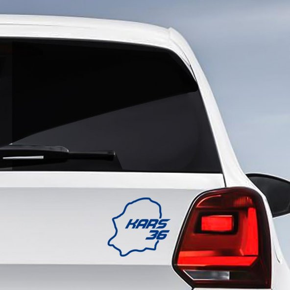 Kars İli 36 Plaka Kodu Memleket Yarış Pisti Sticker - Oto Araba Etiket, Aksesuar, Tuning - 5