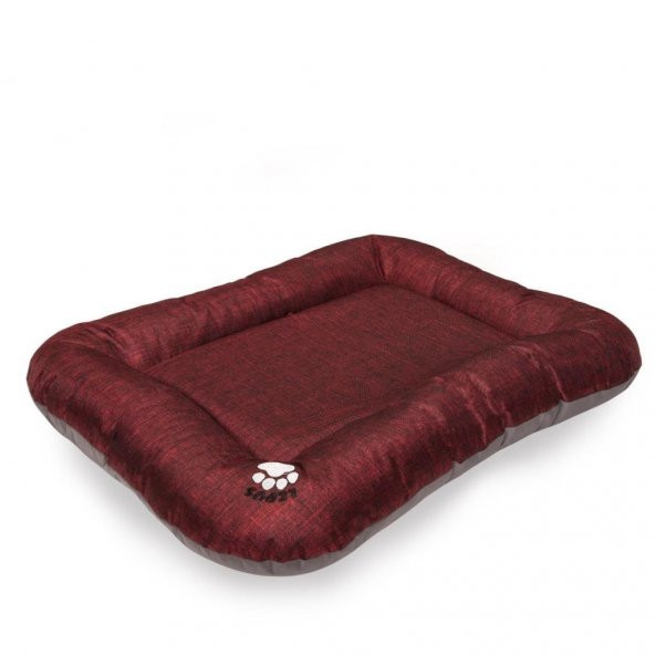 Lepus Basic Kedi Köpek Minderi Small Bordo EN50cm-BOY65cm-YÜK.13cm
