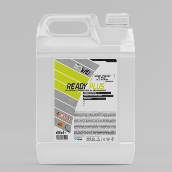 BİORAD READY PLUS 5000 ml KONSANTRE ZEMİN-YÜZEY DEZENFEKTANI (1/400 KONSANTRASYON)