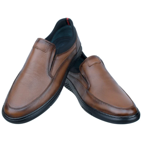 Taba Neopren Lastikli Günlük Erkek Ayakkabı