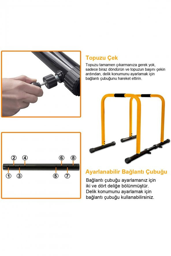 Avessa Relife Dip Station Fonksiyonel Çalışma İstasyonu Sarı - 5