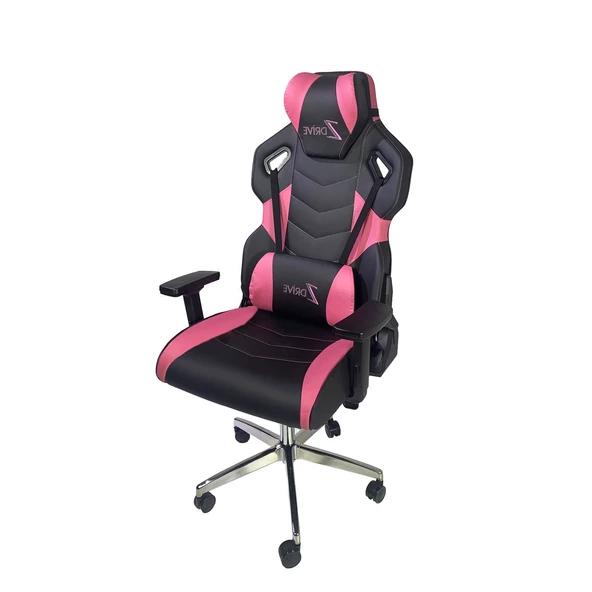 Uzay Ofis Z-Drive Oyuncu Koltuğu Swan - Siyah - Pembe