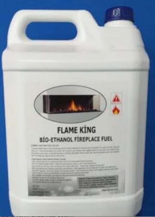 5 Lt. Flame King Bioethanol bacasız şömine Yakıtı.