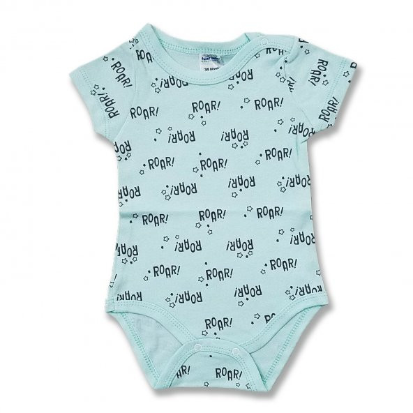 Fuar Baby Kısa Kol Kız Bebek Badi - Zıbın