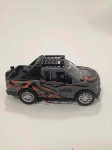 Fast Racer High Simulation Metal Çek Bırak Askeri Araba K137A25K - 2