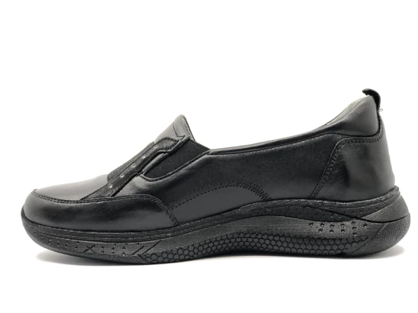 Marka 76 Hakiki Deri Ortapedik Casual Kadın Babet - Resim 15