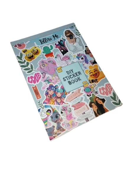 Hayal Sepeti DIY Sticker Book Sticker Kitabı Soft Edition 24x17cm  600+ - 7
