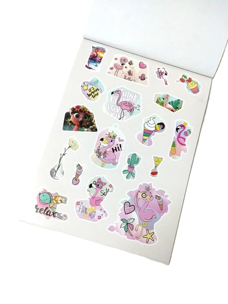 Hayal Sepeti DIY Sticker Book Sticker Kitabı Soft Edition 24x17cm  600+ - 2
