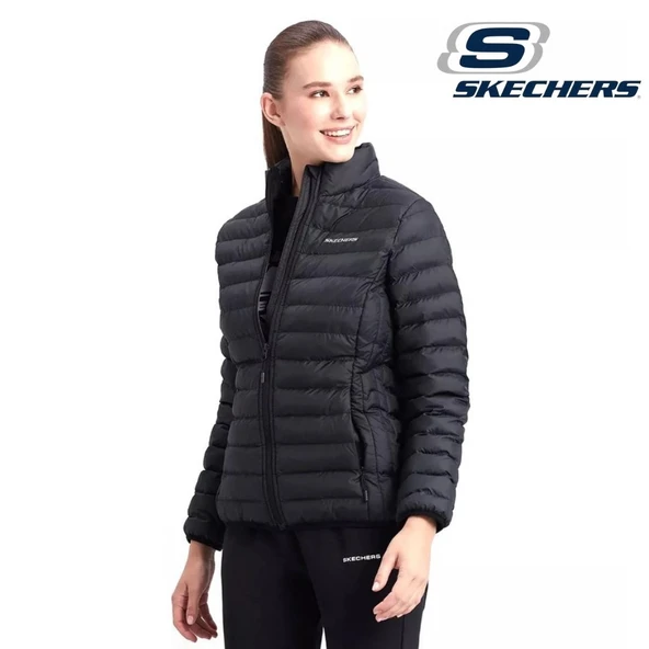 Skechers W Turtle Neck Essential Jacket S212273-001 Kadın Günlük Mont ürün görseli 1