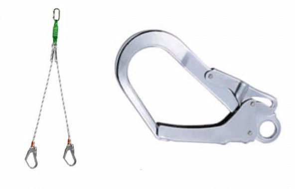 Eks 217-3 Çift Bacaklı Halat Lanyard 1,5 mt