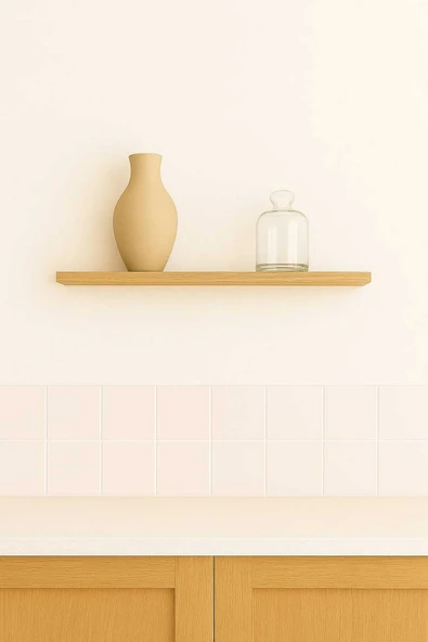 yankı-byeg 40 Cm Safir Meşe Mdf Uçan Duvar Rafı Gizli Bağlantı Kitaplık ürün görseli