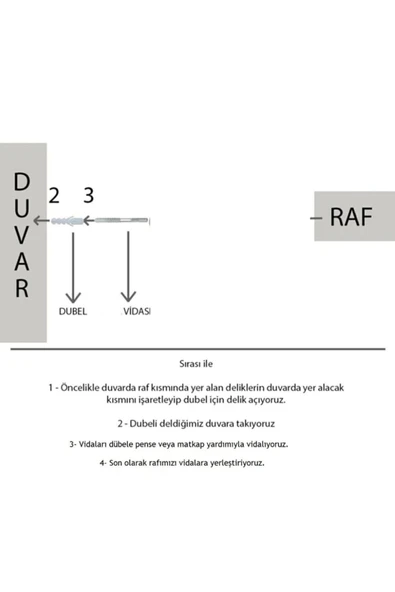 yankı-byeg 80 Cm 60 Cm 2li Mat Siyah Mdf Uçan Duvar Rafı Gizli Bağlantı Kitaplık - Resim 3