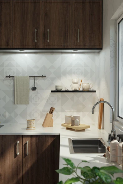 yankı-byeg 60 Cm Mat Siyah Mdf Uçan Duvar Rafı Gizli Bağlantı Kitaplık ürün görseli