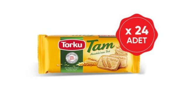 Torku Tam Buğdaylı Bisküvi 131 Gr x 24 Adet - 1