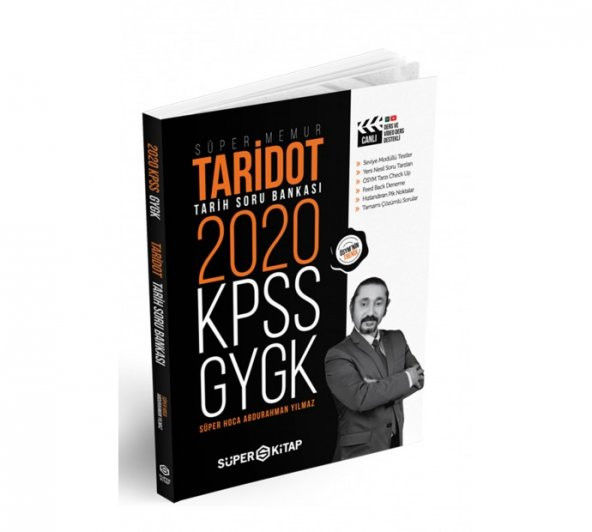 2020 KPSS Süper Memur GYGK Taridot Tarih Soru Bankası Süper Kitap