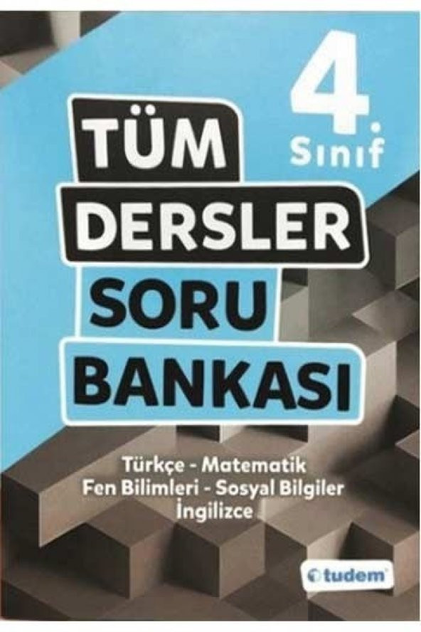 Tudem Yayınları 4. Sınıf Tüm Dersler Soru Bankası 2021