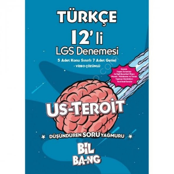 8.Sınıf LGS Türkçe US-TEROİT 12li LGS Deneme  Kültür Yayıncılık