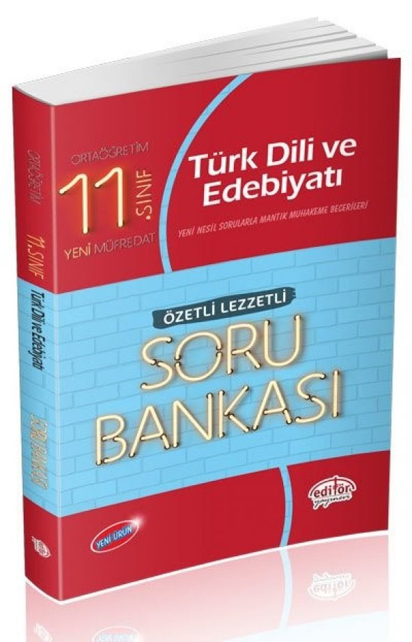 11. Sınıf Türk Dili ve Edebiyatı  Özetli Lezzetli Soru Bankası
