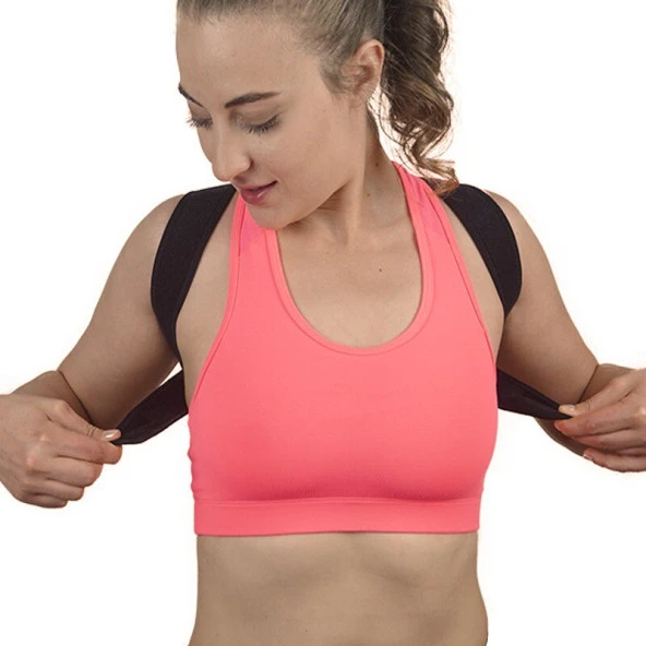 Erkek Kadın Dik Duruş Yeleği Kamburluk Önleyici Sırt Korsesi - Resim 6