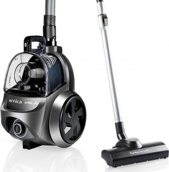 Arnica Mila ET14440 Toz Torbasız Elektrikli Süpürge – Antrasit - 3