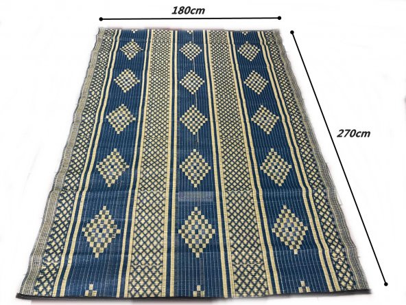 Piknik Hasırı Plastik Hasır Kilim Kalın Seri 180x270 ebat - 2