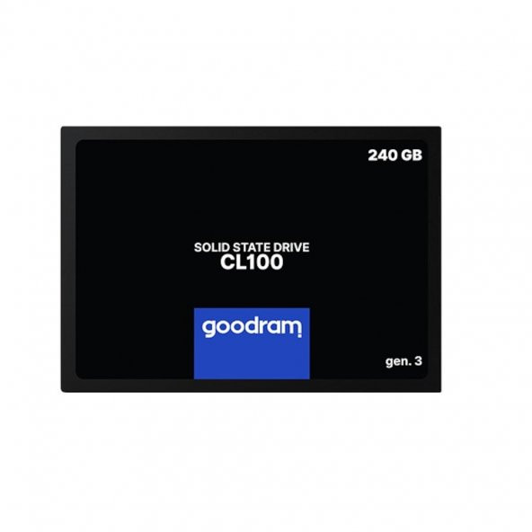 Goodram 240GB SSD 500 - 599 MB/s Sata 3 SSD (SSDPR-CL100-240-G3)