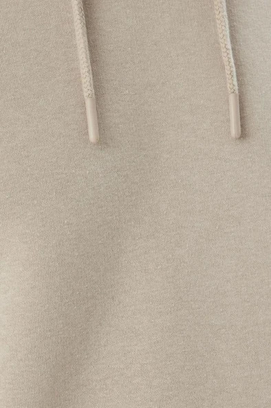 Koton Kapşonlu Sweatshirt Basic Pamuk Karışımlı - Resim 6