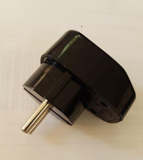 Alfa Anahtarlı Topraklı Fiş Siyah - 2