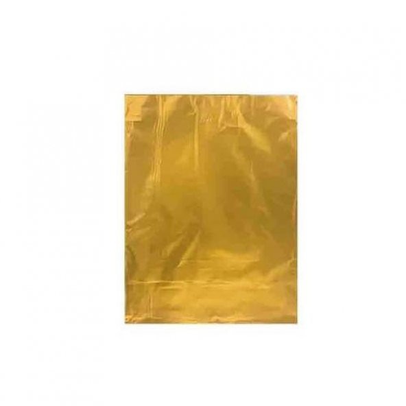 HEDİYE POŞETİ METALİZE 30CM X 45CM GOLD - 1 ADET