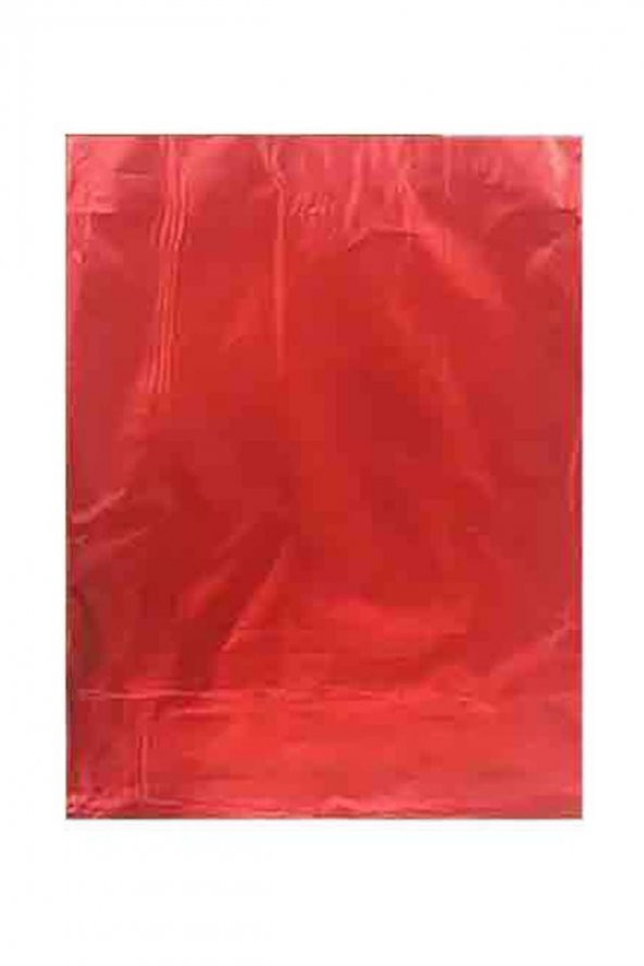 HEDİYE POŞETİ METALİZE 30CM X 45CM KIRMIZI - 1 ADET