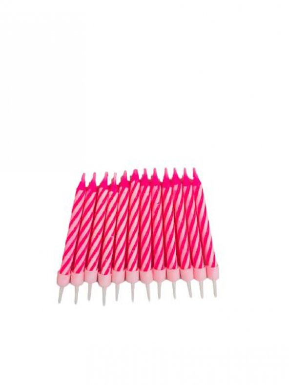 PASTA MUMU PEMBE 7CM 12Lİ