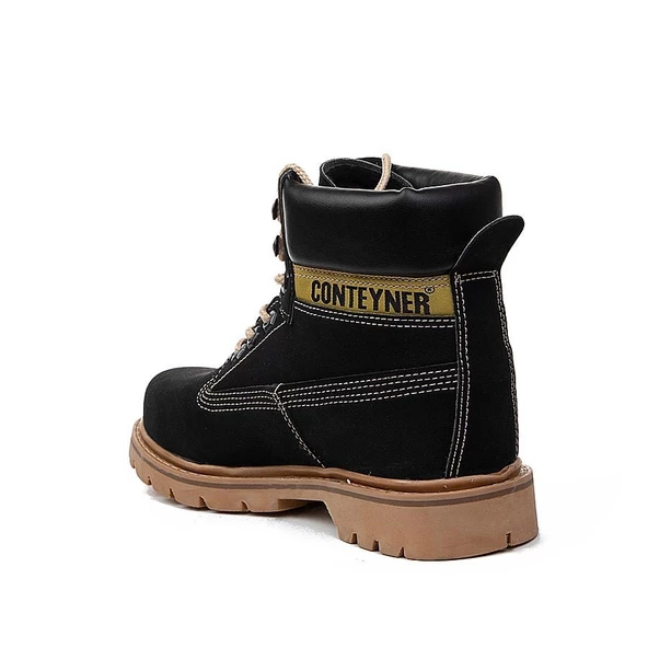 Albishoes Unisex Termo Kaymaz Taban Su ve Soğuğa Dayanıklı Cat Modeli Erkek Kadın Kışlık Bot (36-44) - 3