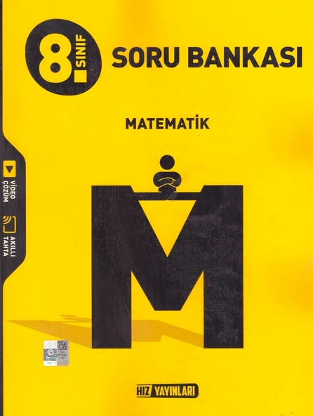 HIZ 8.SINIF MATEMATİK SORU BANKASI ürün görseli