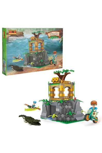 Jungle Orman Eğlencesi 236 Parça Yapım Oyuncağı - 5