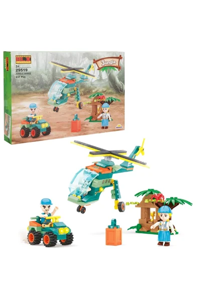 Ormanın Kalbine Yolculuk 237 Parça Jungle Orman Keşif Eğlencesi - 5