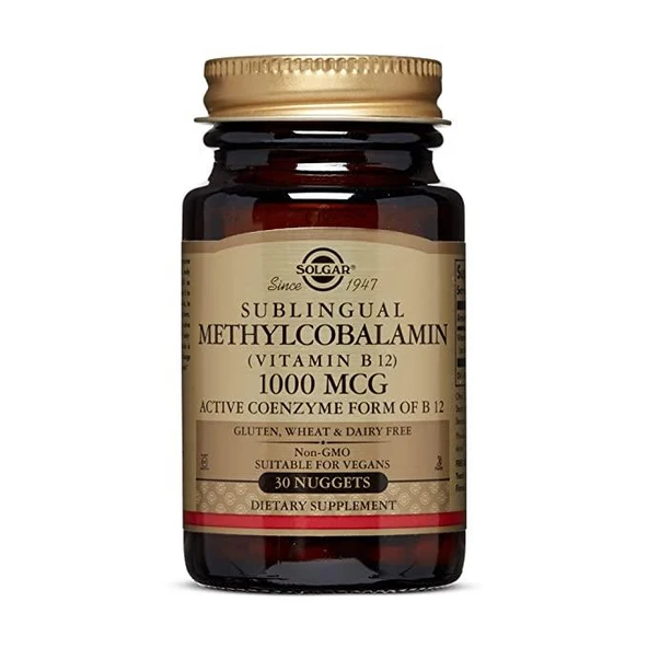 Solgar Methylcobalamin 1000 mcg 30 Tablet