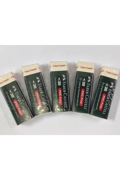 Silgi-faber-castell Büyük Boy Beyaz Silgi-5 Adet - 2