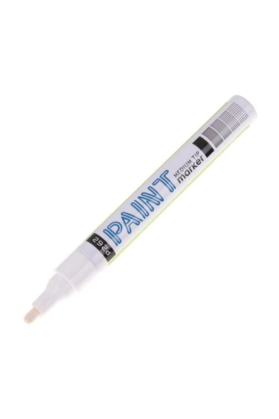 Lastik Boyama Yazma Kalemi Beyaz - 2