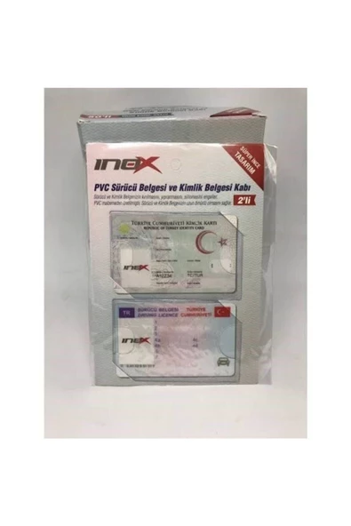 INOX PVC SÜRÜCÜ BELGESİ VE KİMLİK BELGESİ KABI