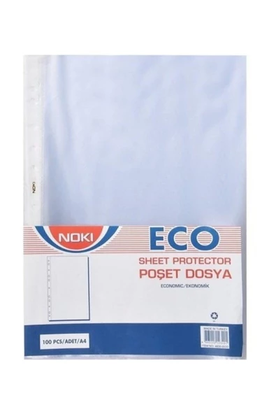 DERYA NOKİ ECO POŞET DOSYA 100 LÜ