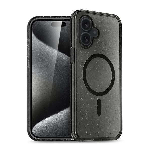 iPhone 16 Uyumlu Glow Magsafe Kamera Korumalı Kılıf - Resim 3