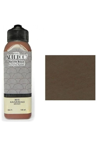 ARTDECO AKRİLİK BOYA 140 ML KAHVERENGİ