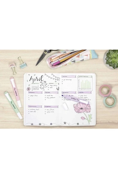 STABILO İŞARETLEME KALEMİ PASTEL RENKLER - 7