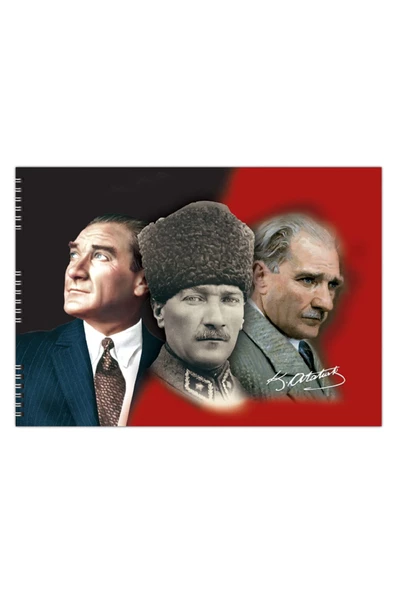 Atatürk Resim Defteri 35x50 15 Yaprak