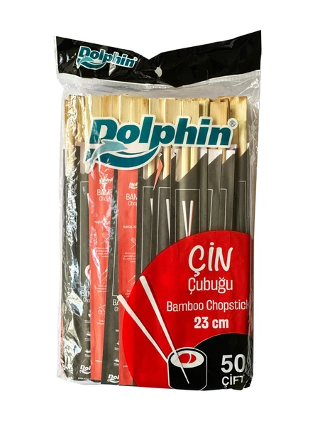 Yıkanabilir Bambu Kore Japon Çin Yemek Çubuğu Chopsticks - 23 Cm. - 50 Çiftlik 1 Paket ürün görseli