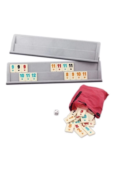 Star Lüx Plastik Okey Flash Okey 1. Kalite Plastik Okey Istaka 43 Cm Ev - Piknik Plastik Okey Takımı - 3
